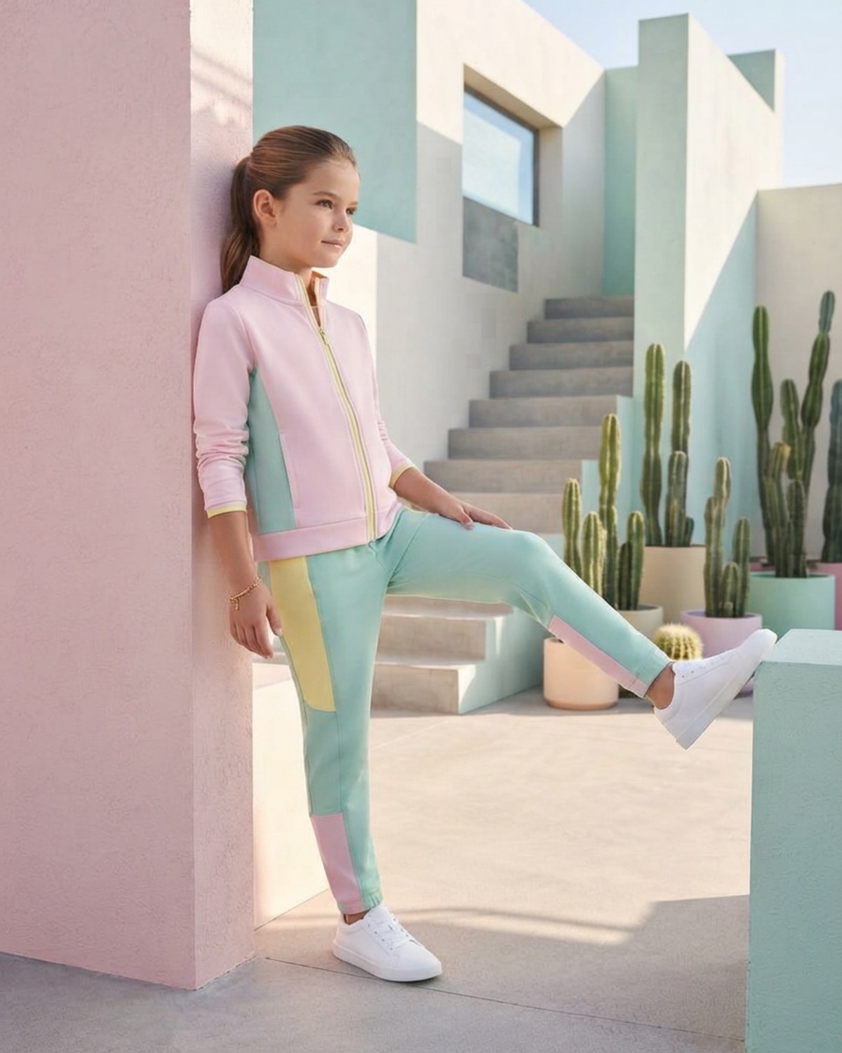 Girls Activewear licensed fashion design — look 5