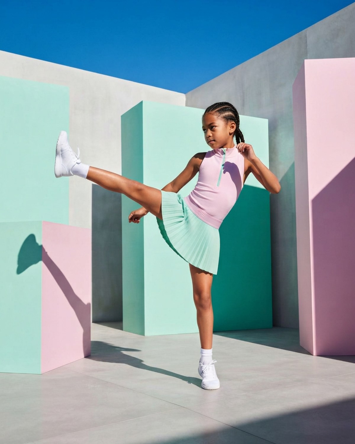 Girls Activewear licensed fashion design — look 4
