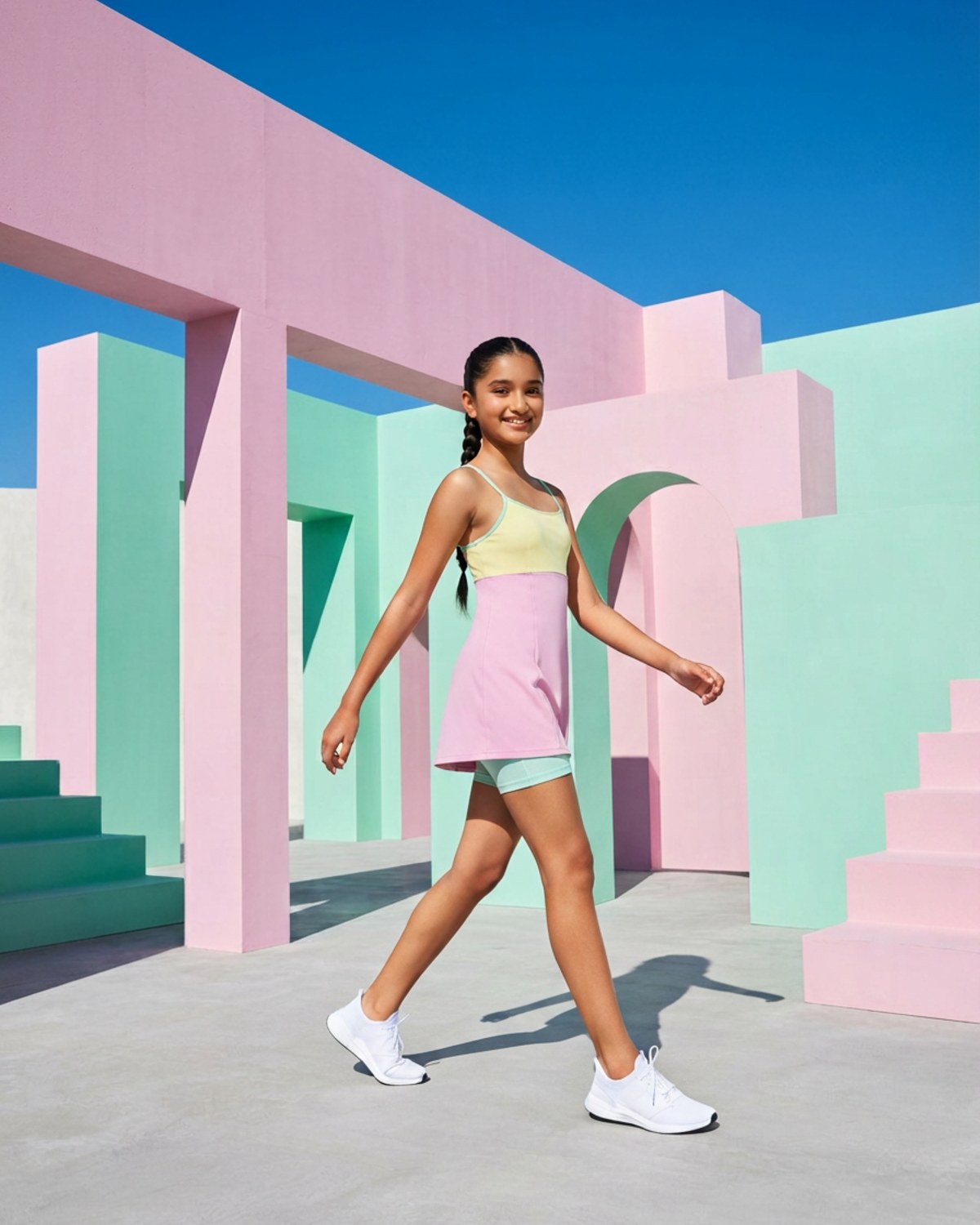 Girls Activewear licensed fashion design — look 1